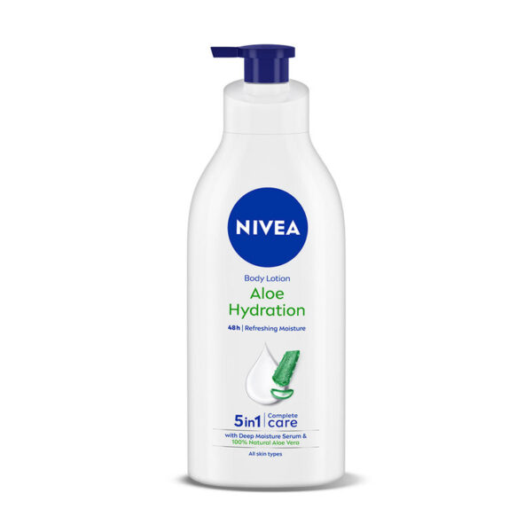 NIVEA Body Lotion, Aloe Hydration, with Aloe Vera, for Smooth, Hydrated Skin